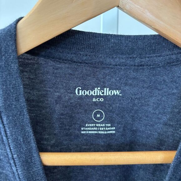 Goodfellow & Co Blue and Gray Short Sleeve Tees men’s medium - Picture 3 of 8